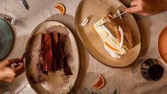 Yule logs at Mandarin Oriental, Geneva