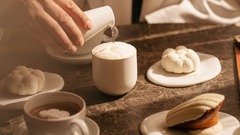 White winter gouter in Geneva