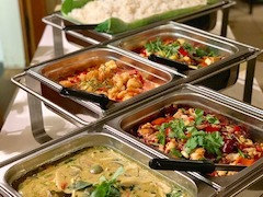 Tisch Buffet Restaurant Thailändisch