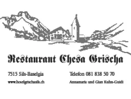 Chesa Grischa, 7515 Sils/Segl Baselgia
