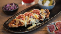 Gletscherraclette als Croffle