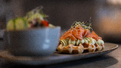 Green-Salmon-Croffle