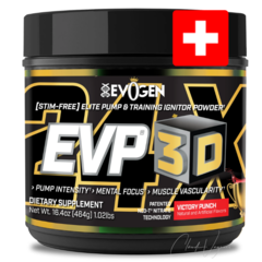 Evogen EVP 3D: Maximale Pump-Intensität und Fokus | Sports Nutrition Schweiz