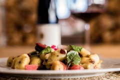Restaurant Vegistube, vegetarian, vegan, local food, gnocchi