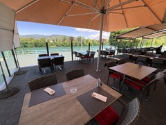 Sommerterrasse Gasthof, Catering Anker in Mumpf.
