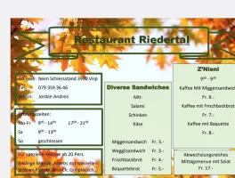 Restaurant Riedertal in 3930 Visp: